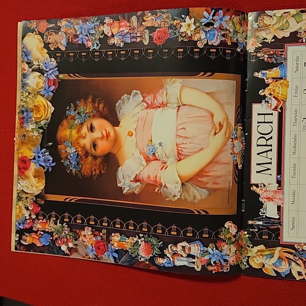 Cynthia Hart's Victoriana 2001 calendar UNOPENED cards scrapbooking decoupage - Picture 9 of 16